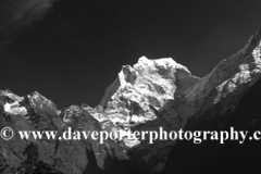 Snow, Kangtega Mountain, Himalayas, Nepal