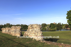 Roman ruins at Verulamium Park, St Albans City