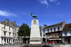 The war memorial, Hertford town