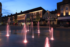 Water Fountains, Leys Square, Letchworth Garden City