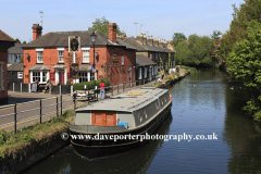 The river Lee, Hertford town