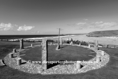 Droskyn Sundial, Millennium Landmark, Perranporth