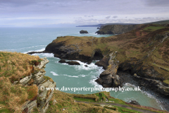 Tintagel Castle Island, Tintagel town