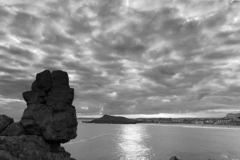 Rocks on Clodgy Point, Porthmeor beach, St Ives