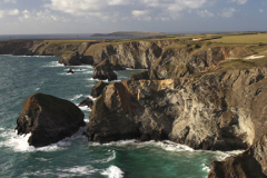 Bedruthan Steps sea stacks, Carnewas Island