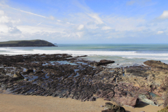 Rugged shoreline, Padstow Bay, Padstow