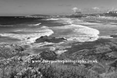 Fistral Surfing beach, Newquay town