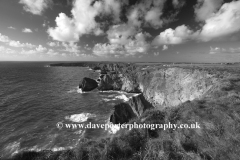 Bedruthan Steps sea stacks, Carnewas Island