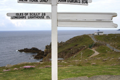 The Distance signpost at Lands End