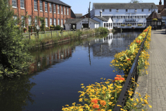 Townsford Mill, The Causeway, river Colne, Halstead