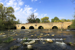 Stone bridge, river Great Ouse , Bromham village