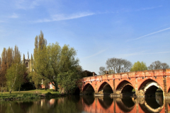 Bridge over the river Great Ouse, Great Barford village