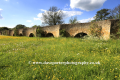 Stone bridge, river Great Ouse , Bromham village