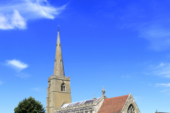 Summer, St Wendras church, March Town