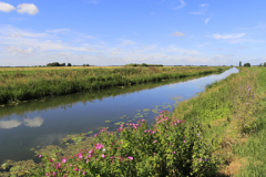 Summer; the 20 foot drain; Coates village