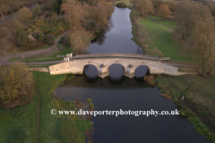 Bridge, river Nene, Ferry Meadows Park, Peterborough