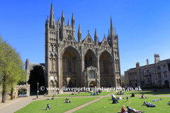 The West Front of Peterborough City Cathedral