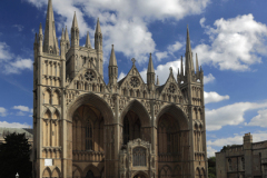 The West Front of Peterborough City Cathedral