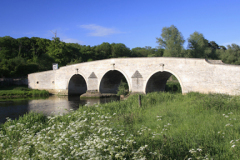 Bridge, river Nene, Ferry Meadows Park, Peterborough