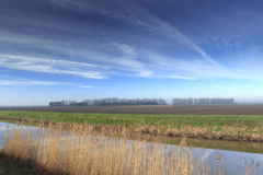 Bevills Leam river, Pondersbridsge village