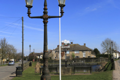 The village sign and pond, Warboys town