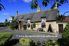 Summer; the Green Man Pub; Marholm village