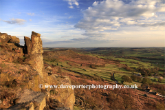 Bel Ami rock formation, Curbar gritstone edge