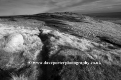 Gritstone rocks on Shelf Moor, Snake Pass