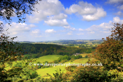 View over Youlegrave village, Peak District