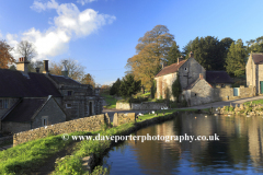 Village green and pond, Tissington village