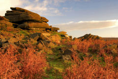 Autumn, Gritstones, Lawrence Field, Grindleford