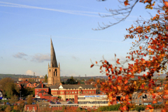 The Crooked spire, St Marys Church, Chesterfield