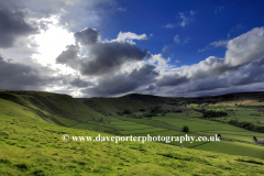 The Hope Valley showing Mam Tor and Lose Hill ridge