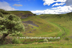 Tansley Dale with St Peters Stone, near Litton village