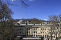 The Crescent buildings, market town of Buxton