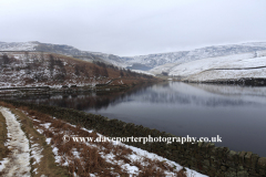 Wintertime at Kinder Reservoir, High Peak