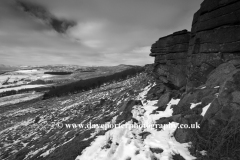 Wintertime on Burbage Rocks