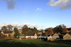 Autumn view over Tissington village