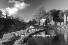 Village green and pond, Tissington village