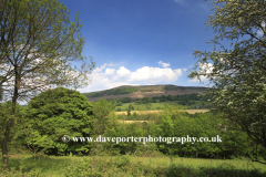 Spring view over Bamford Edge