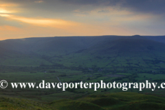 Sunset over the Vale of Edale