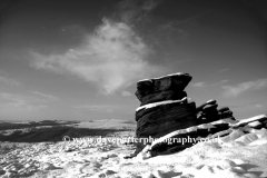 Mother Cap Gritstone Outcrop Millstone Edge