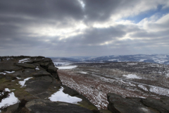 Wintertime on Stanage Edge