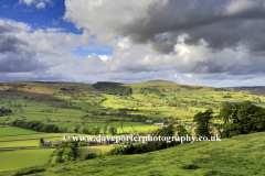 The Hope Valley and Lose Hill ridge, Castleton village