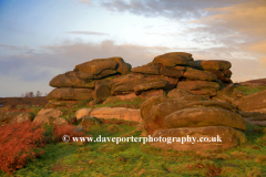 Autumn, Gritstones, Lawrence Field, Grindleford