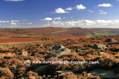 Landscape over Stanage Edge, Peak District