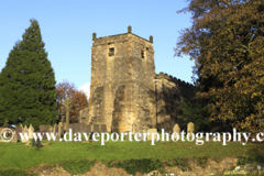 Autumn, St Marys parish church, Tissington village