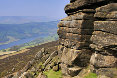 Dovestone Tor Gritstone, Edge, Upper Derwent Valley