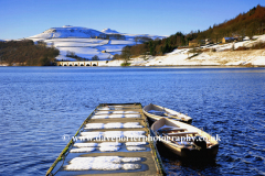 Winter Snow on Ladybower Reservoir