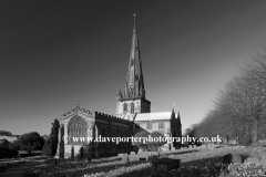 St Oswalds church Ashbourne town